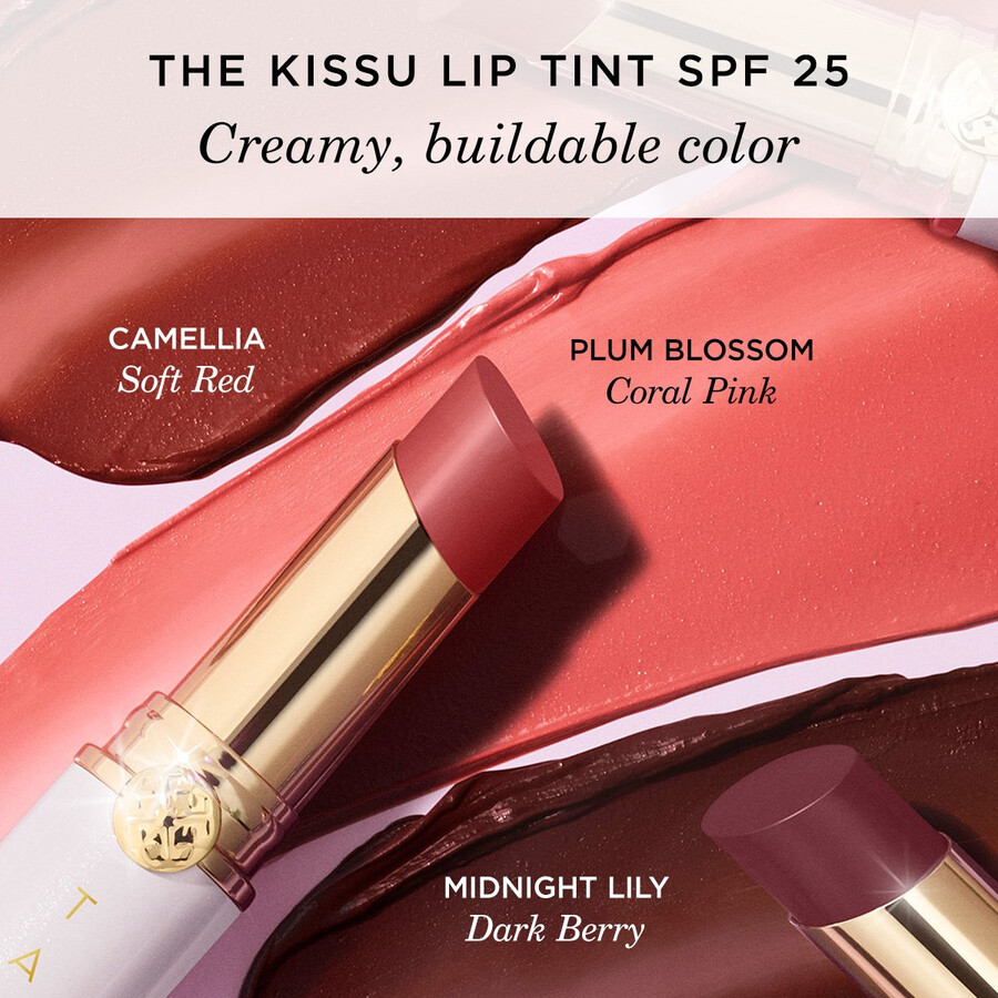 protector solar labial con color kissu lip tint spf 25